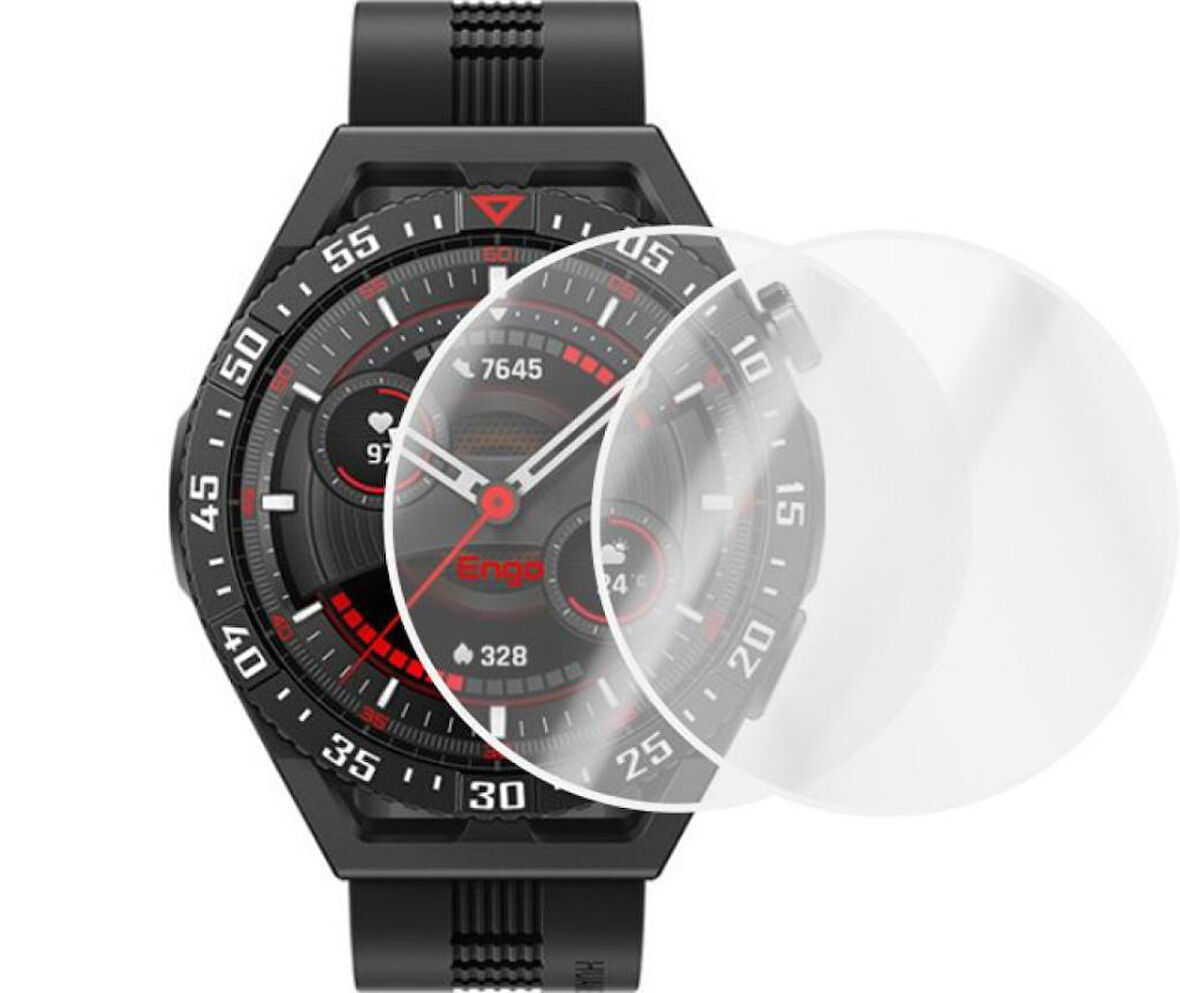 Huawei Watch GT3 SE Ekran Koruyucu Şeffaf TPU Film 2 Adet