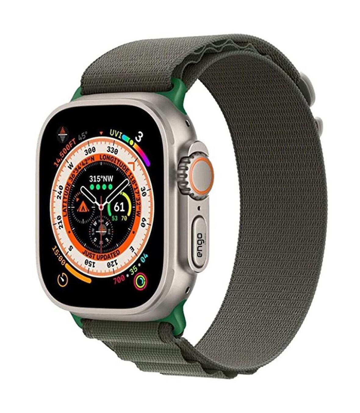 Apple Watch Alpine Kordon 42mm 44mm 45mm 49mm Uyumlu Alpine Kordon