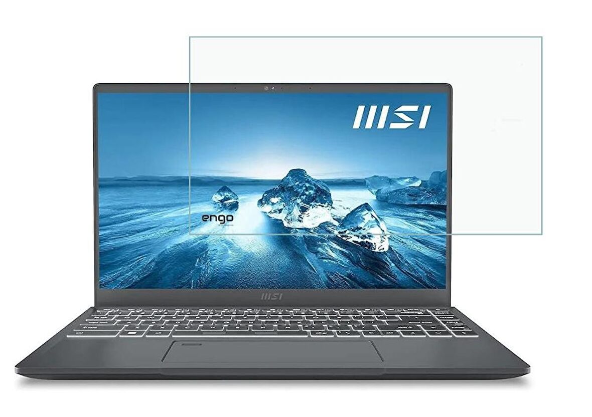 MSI Prestige 14 Evo Ekran Koruyucu Nano Temperli 