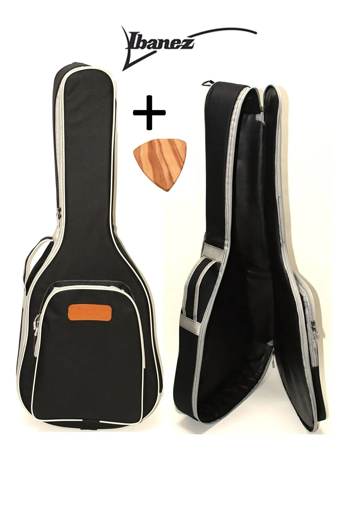 Özel Tasarım ibanez Modellere Uyumlu Akustik Gitar Kılıfı Kırmızı Taşıma Çantası Gigbag Softcase