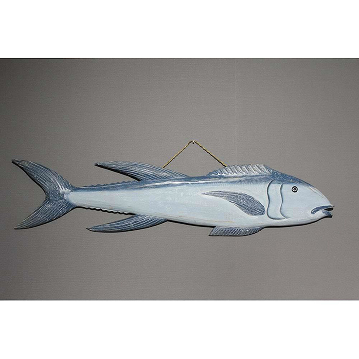 Ahşap Duvara Asmalı Balık Pano