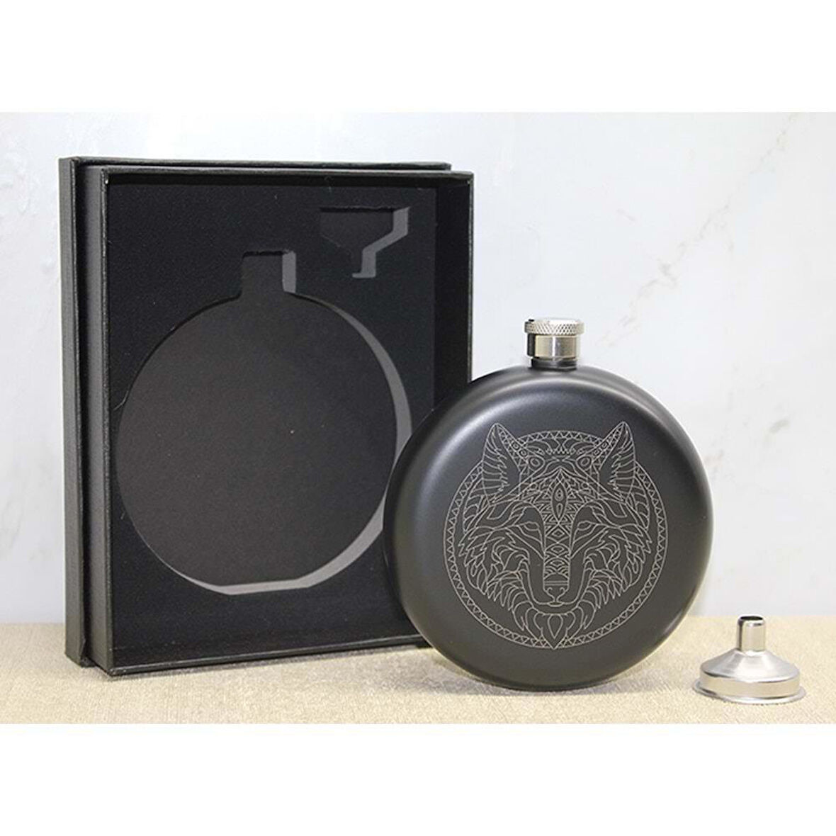 Kurt Motifli Hunili Matara Seti