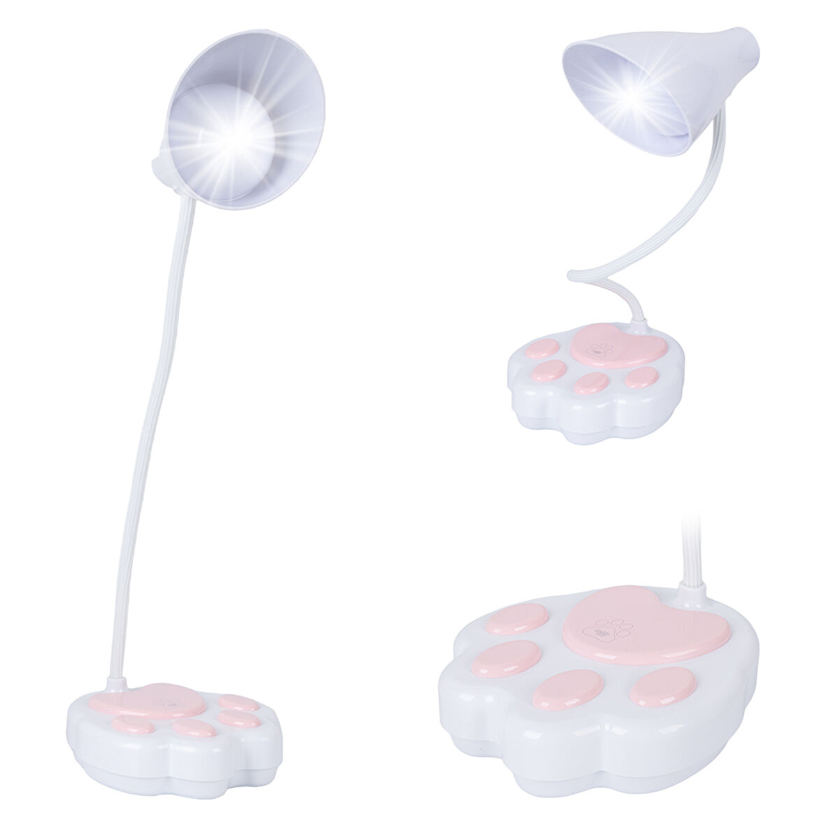 20 LEDLİ 2.5 WATT ŞARJLI ESNEK MASA LAMBASI (OM-114) (4457)