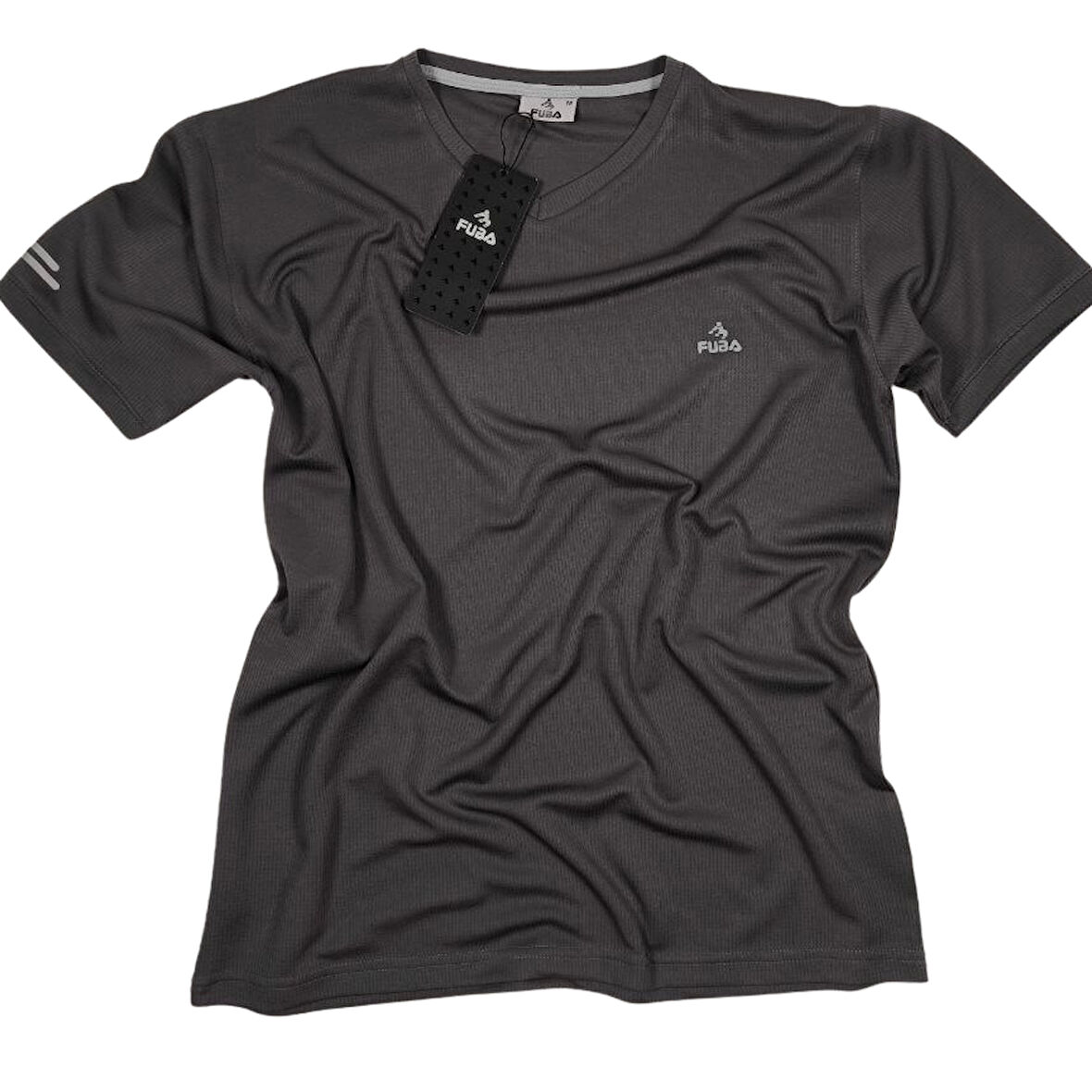 FUBA ERKEK V YAKA ANTRASİT TİŞÖRT