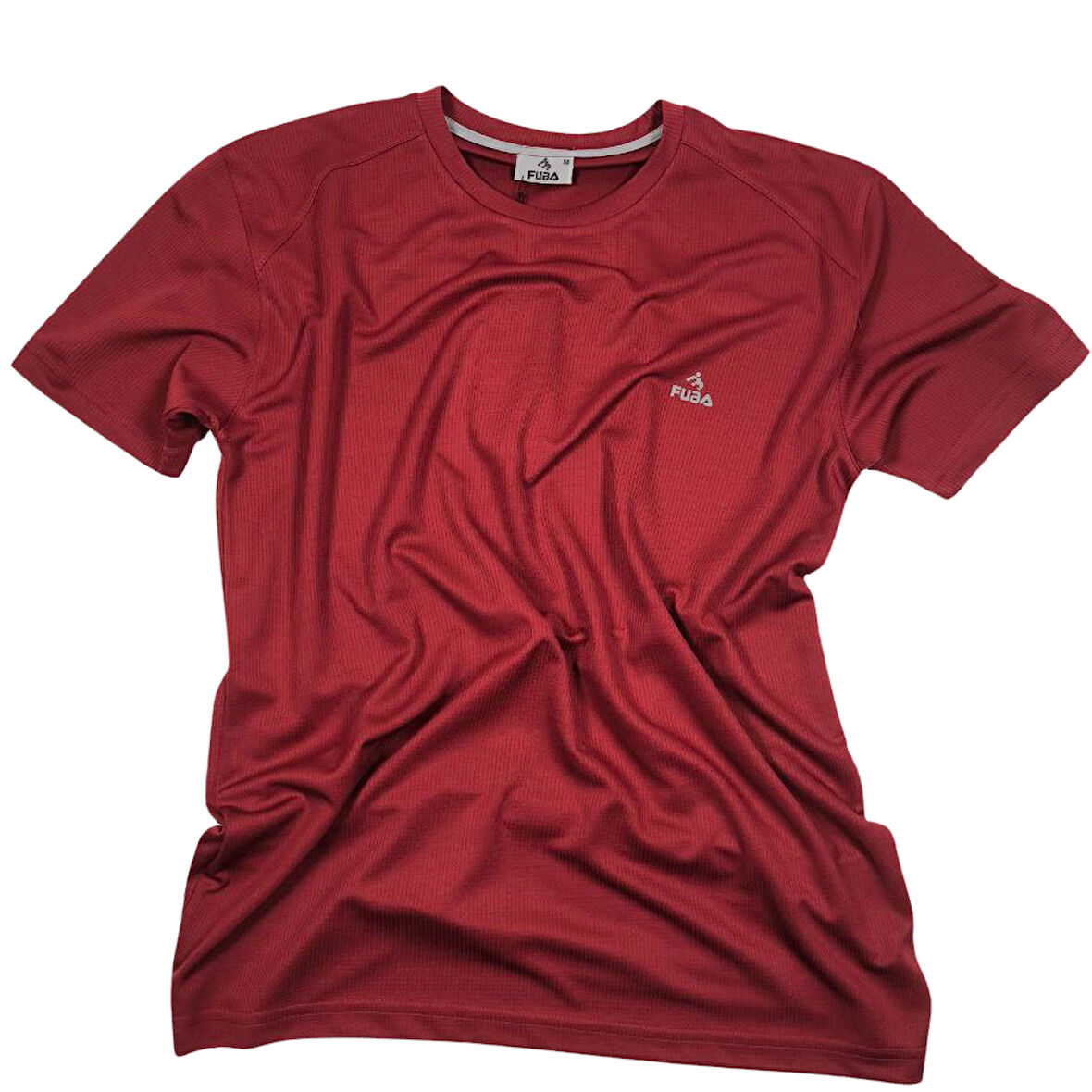 FUBA ERKEK 0 YAKA TİŞÖRT BORDO