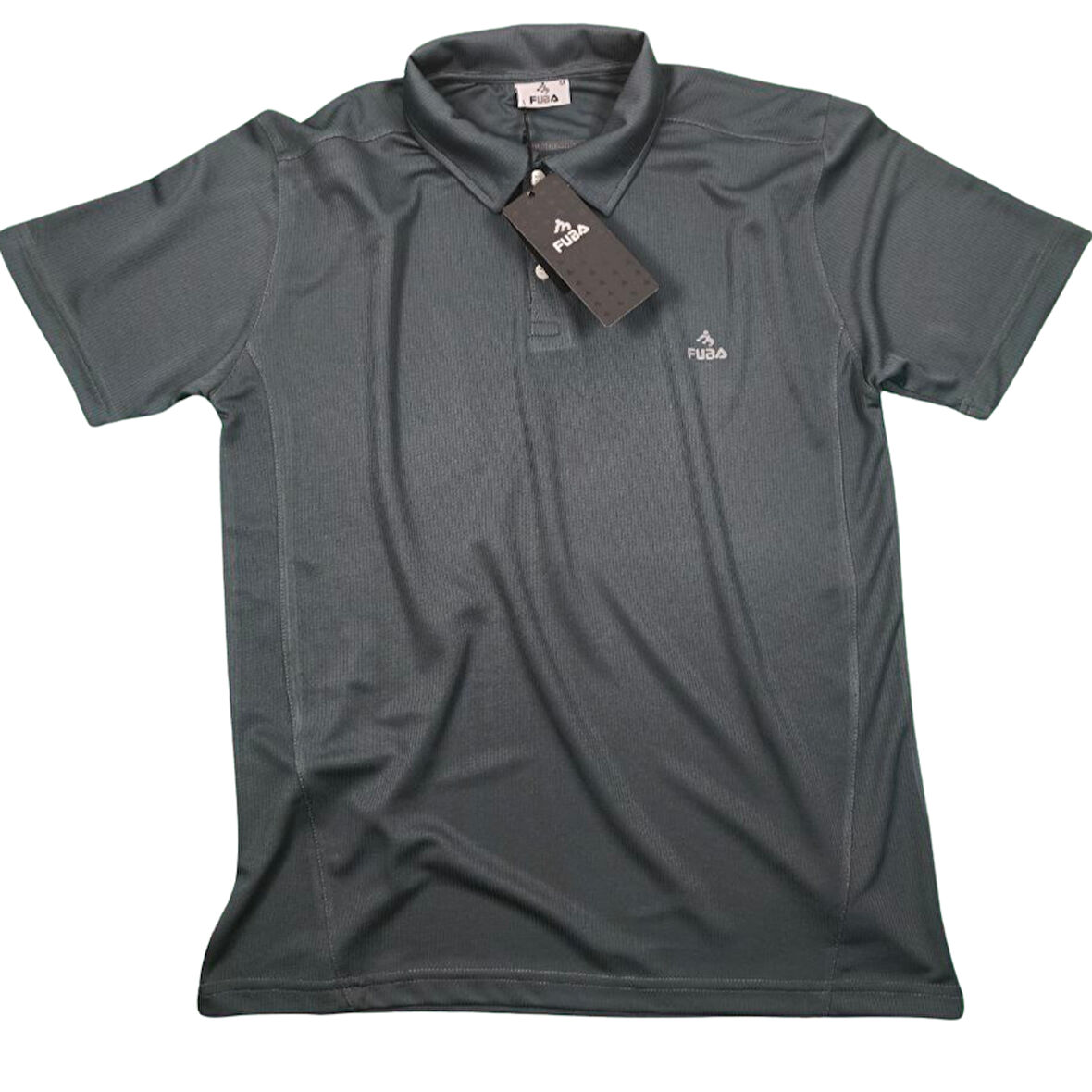 FUBA ERKEK MESH YAKALI ANTRASİT TİŞÖRT