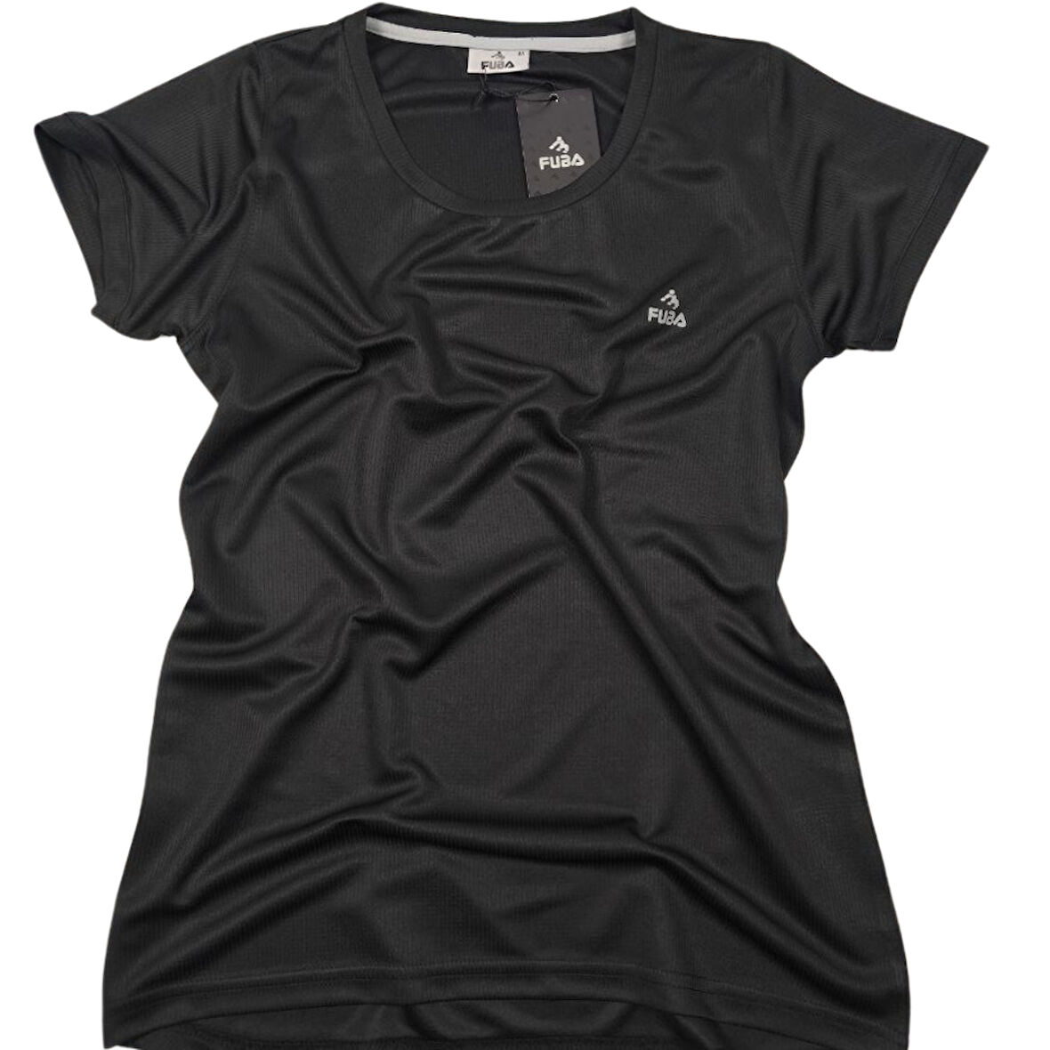 FUBA KADIN 0 YAKA TİŞÖRT SİYAH