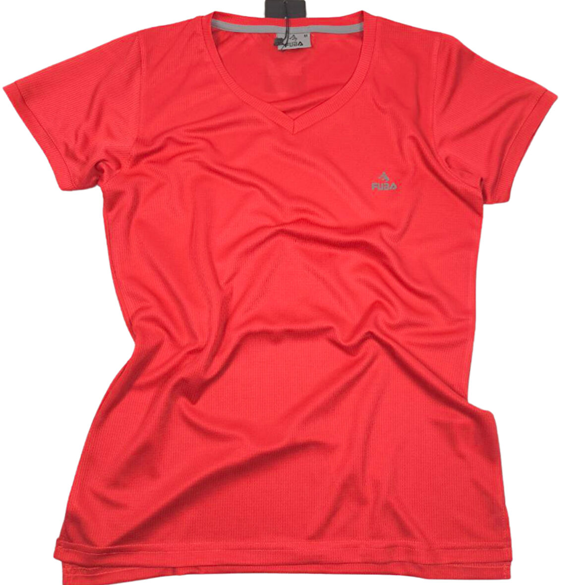 FUBA KADIN V YAKA TİŞÖRT NAR ÇİÇEĞİ