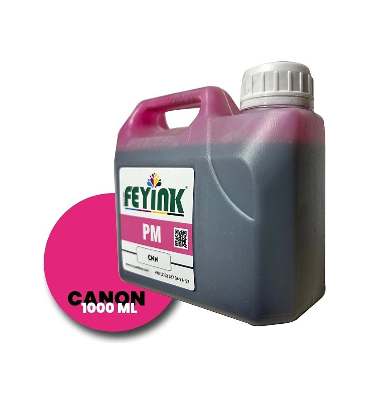 Feyink® Canon Pro Serisi Plotter DYE Kartuş Dolum Mürekkebi PFI-1300 PFI-1700 PM (Photo Magenta) -10