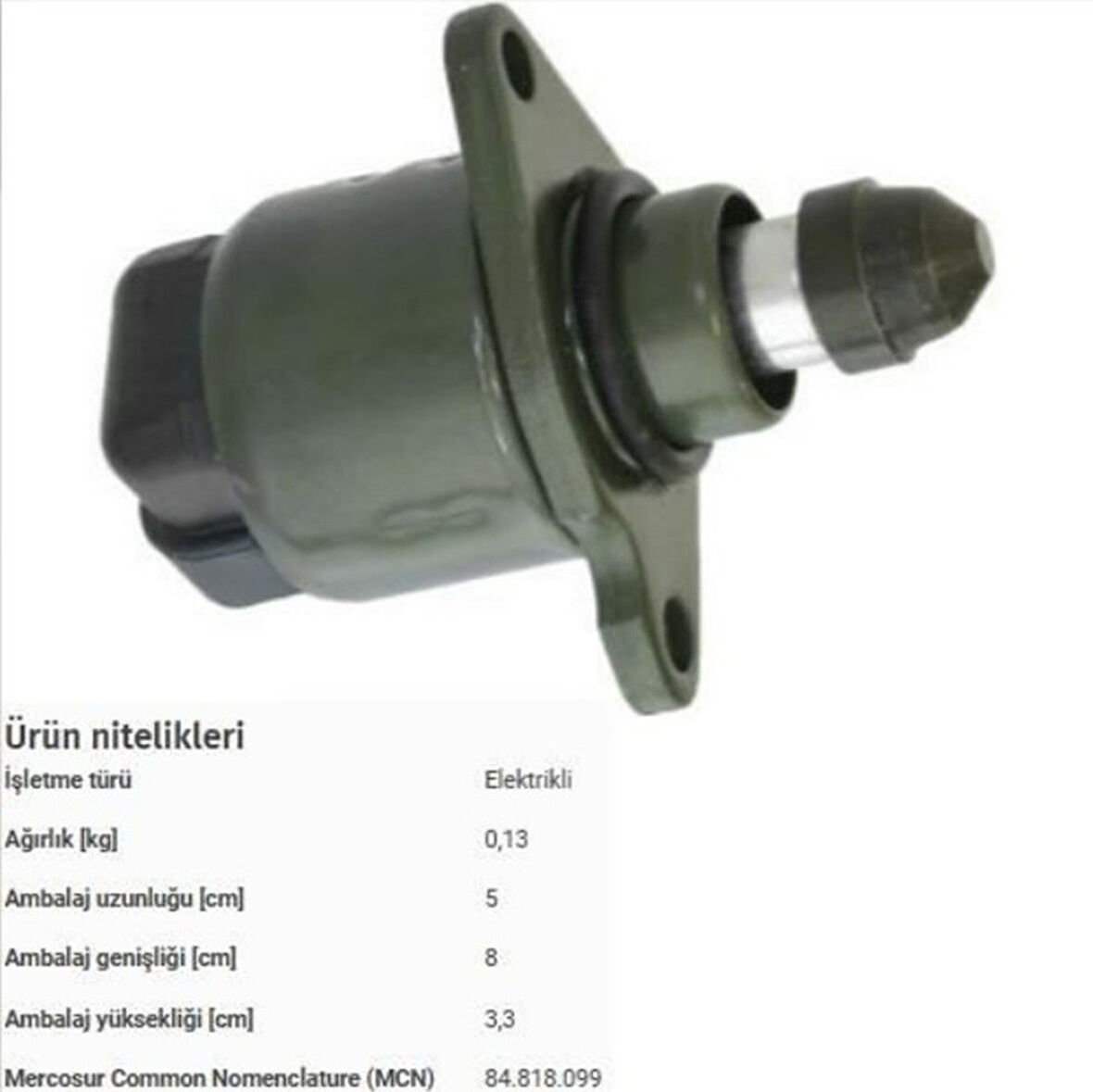 ROLANTİ AYAR VALF MOTORU 206-306-SAXO-XSARA PICASSO-XSARA TU5JP(1.6 8V)(B3100) F00099M100-0345.95