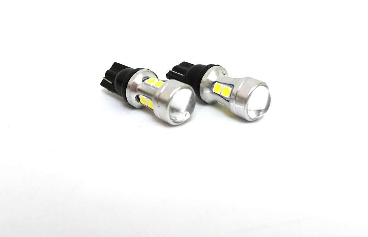 FEMEX Platinum T10 10smd 3030 Chipset Mercekli  Power Led Ampul Aktif Canbus
