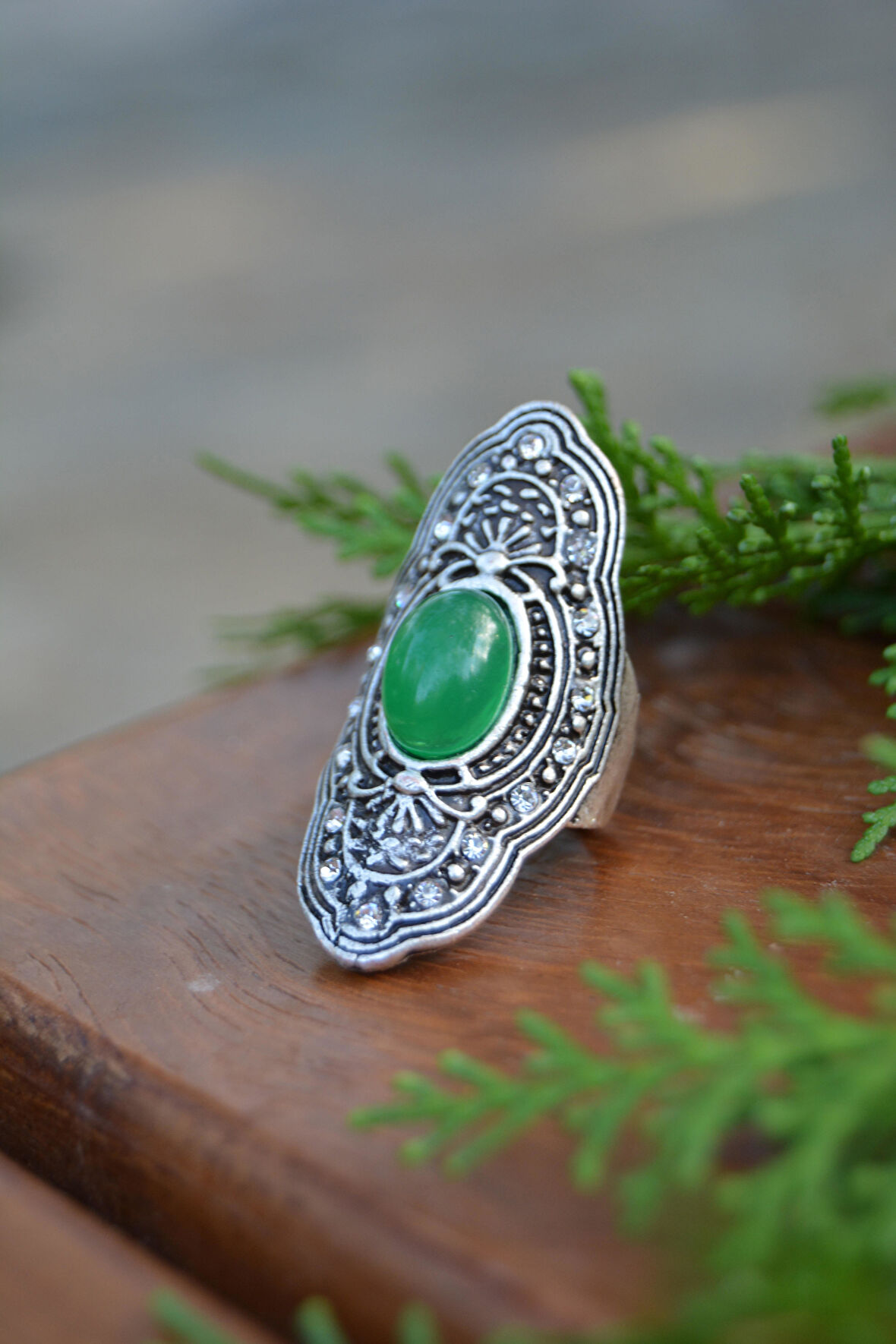 STONEAGE Hint Gümüşü Bohem Ayarlanabilir Kadın Yüzük Minik Toplu Boho Tarz Yerli Üretim Türk Malı