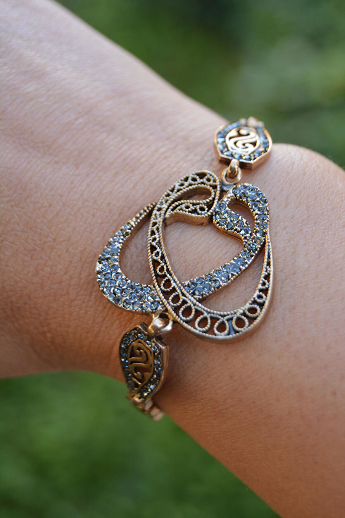 STONEAGE JEWELLERY Çift Vav Kadın Otantik Bileklik