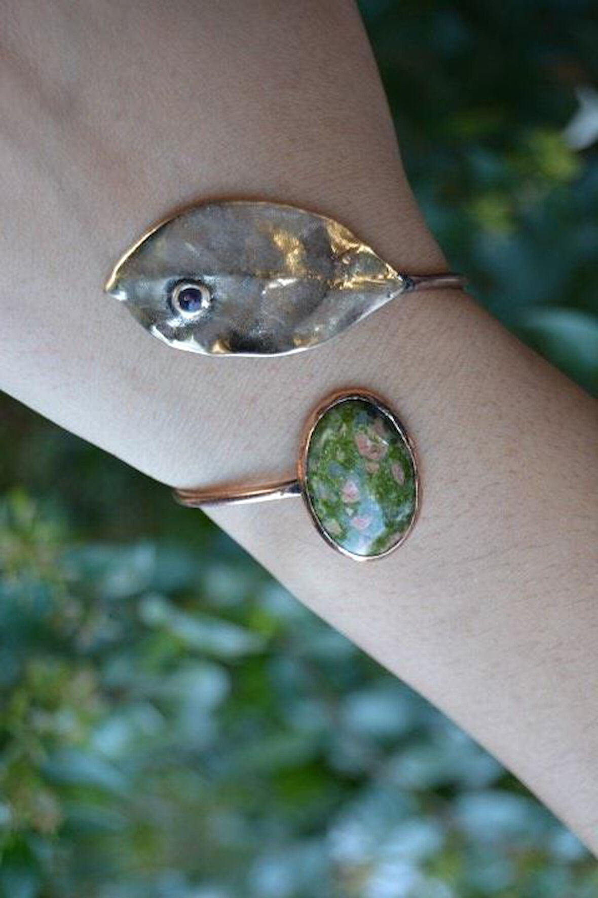 STONEAGE JEWELLERY Unakit Taşlı Tasarım Bileklik