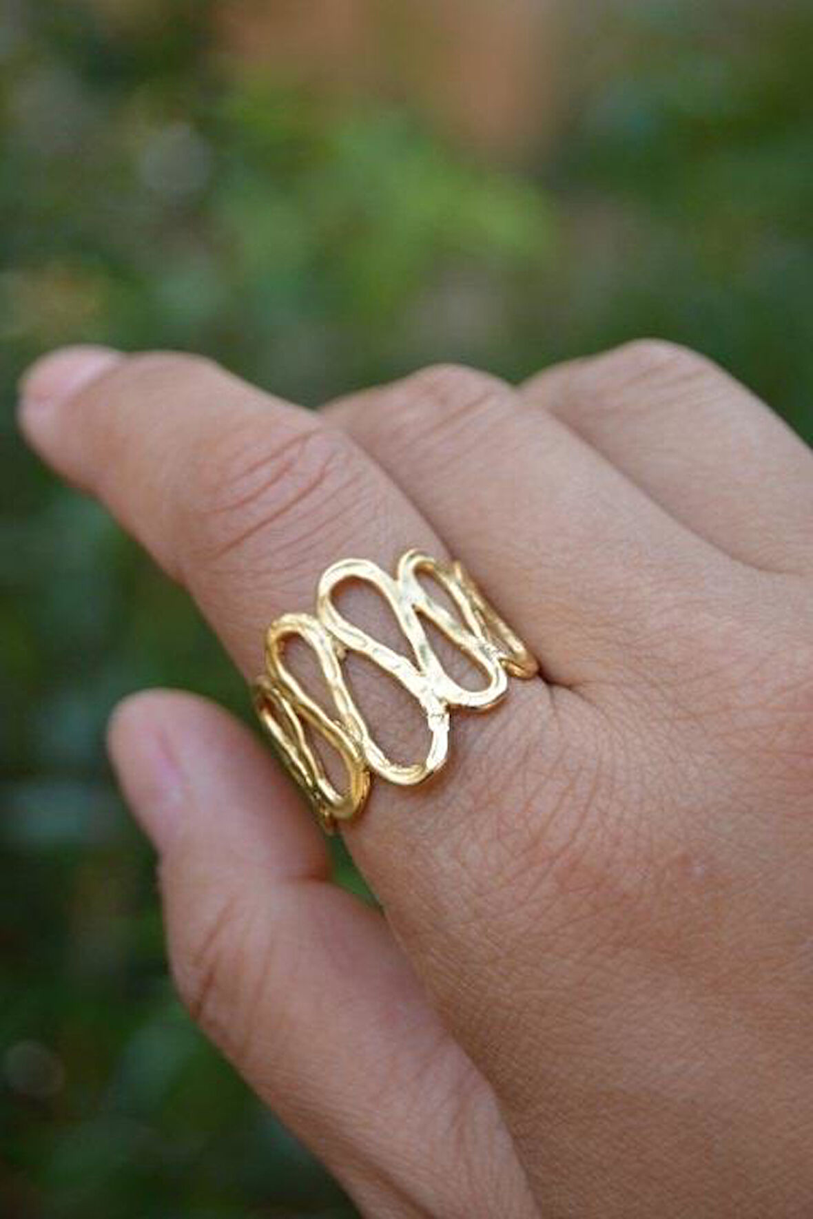 STONEAGE Özel Tasarım Ayarlanabilir Kadın Yüzük