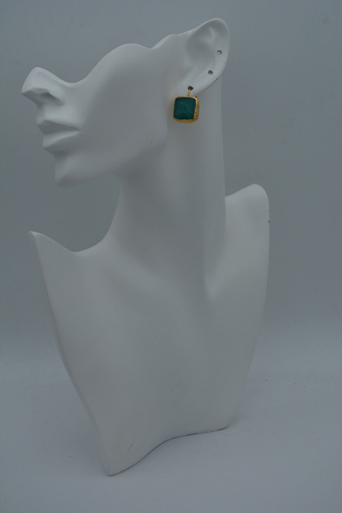 STONEAGE JADE TAŞLI EL YAPIMI KÜPE