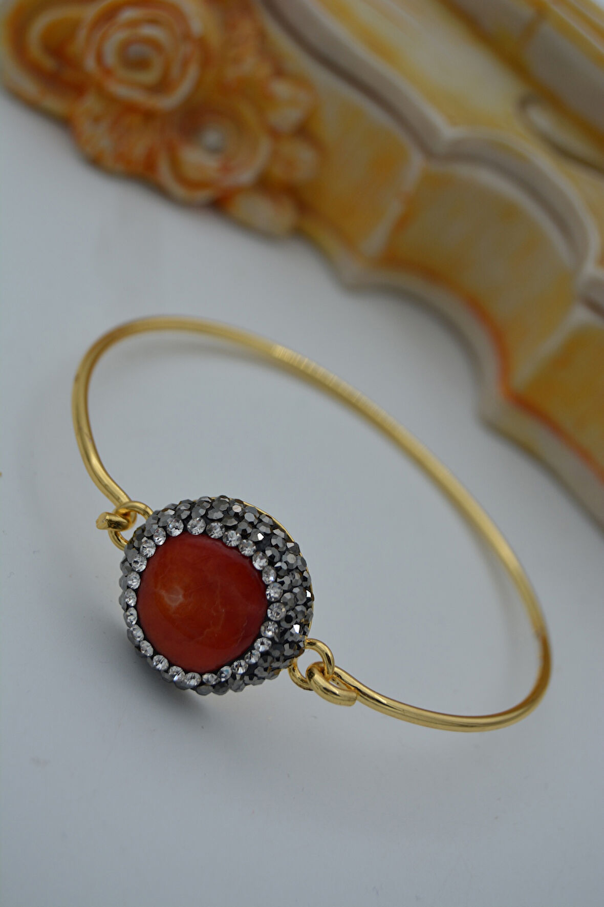 STONEAGE MERCAN TAŞLI EL YAPIMI BİLEKLİK