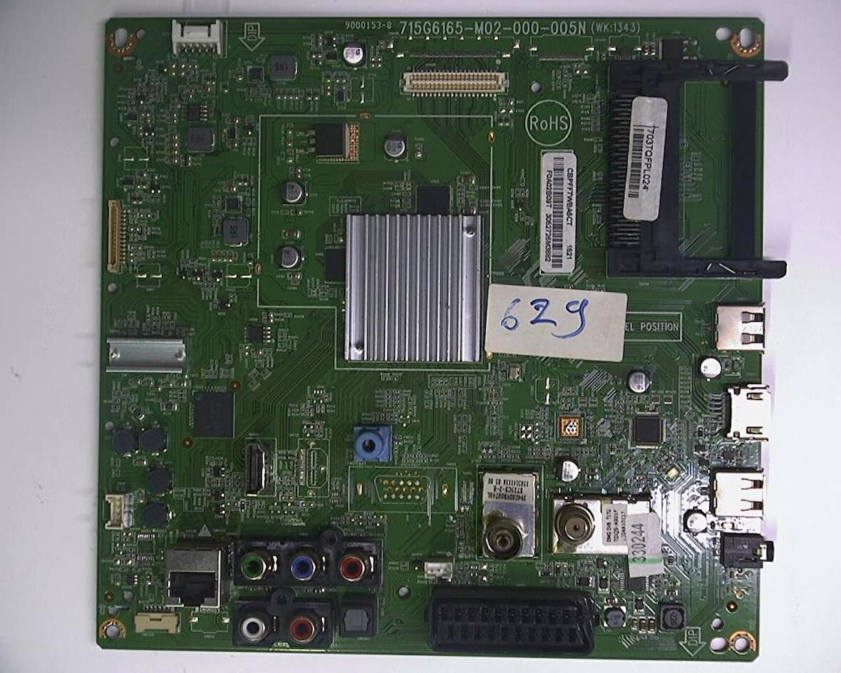 715G6165-M02-000-005N,703TQFPL024,Philips 50PFK5300 Anakart