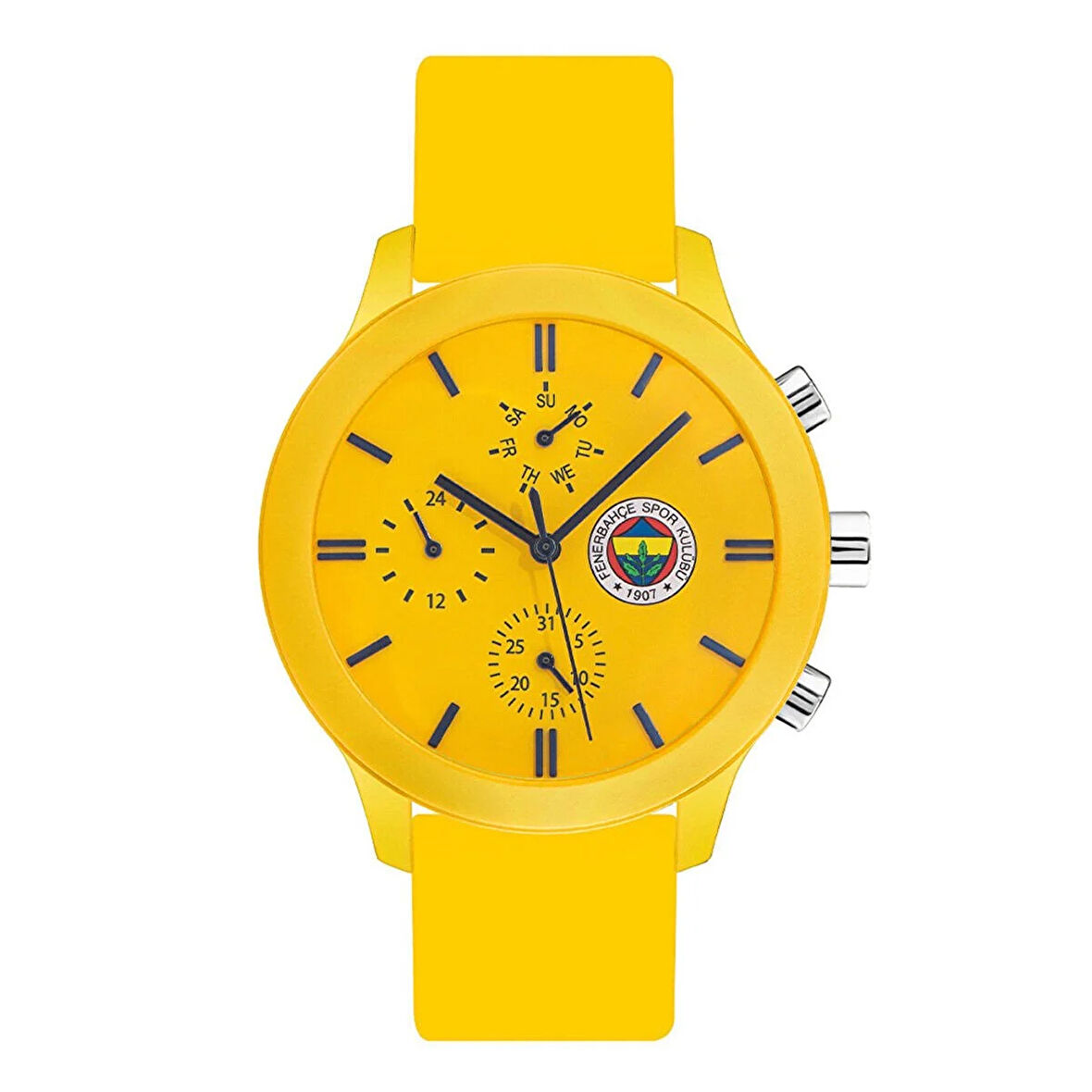 Quantum F1085.114 Fenerbahçe Kol Saati | Sarı Renkli Silikon Spor Saat