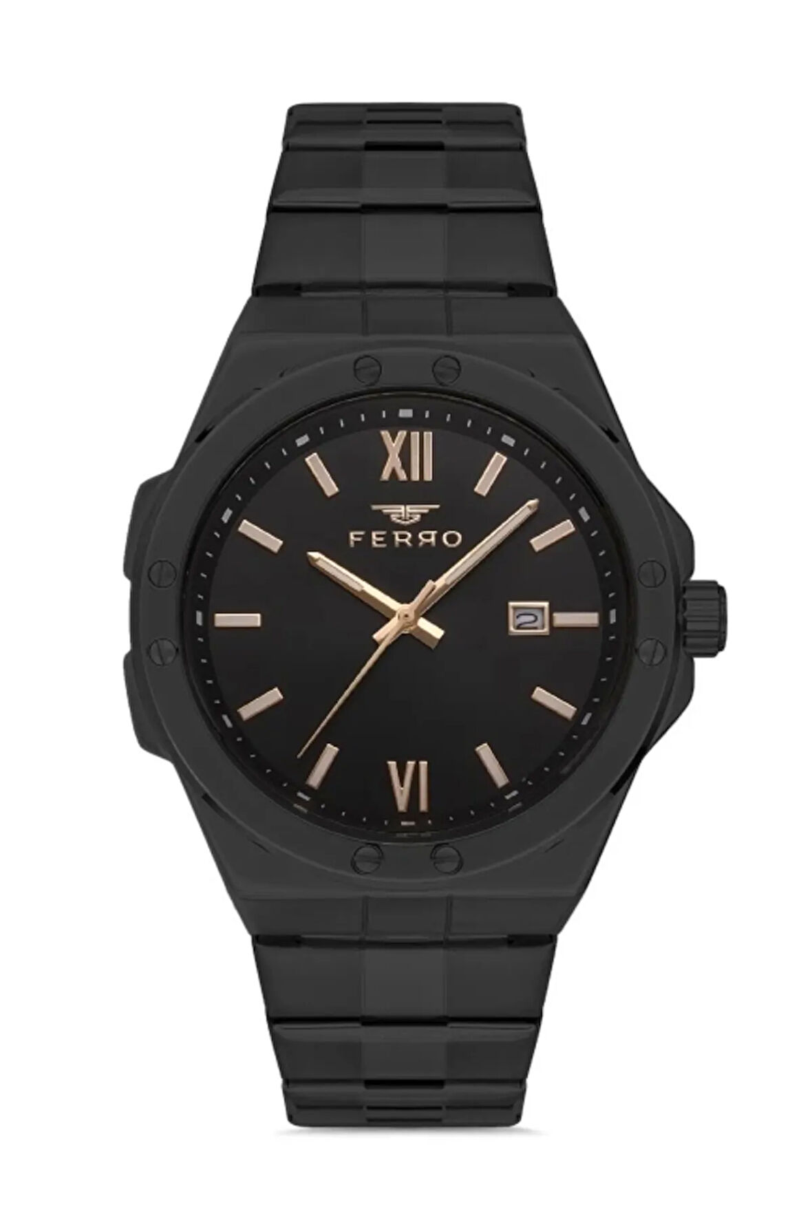 F11357a-g Çelik Kordon Erkek Kol Saati