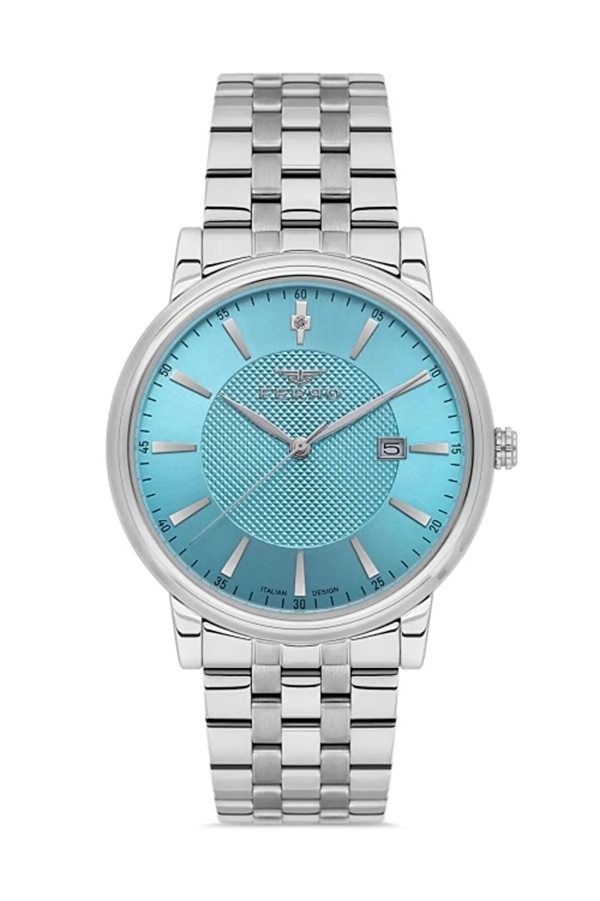 Gumus Çelik Kordon Erkek Kol Saati F11479AWT-A15