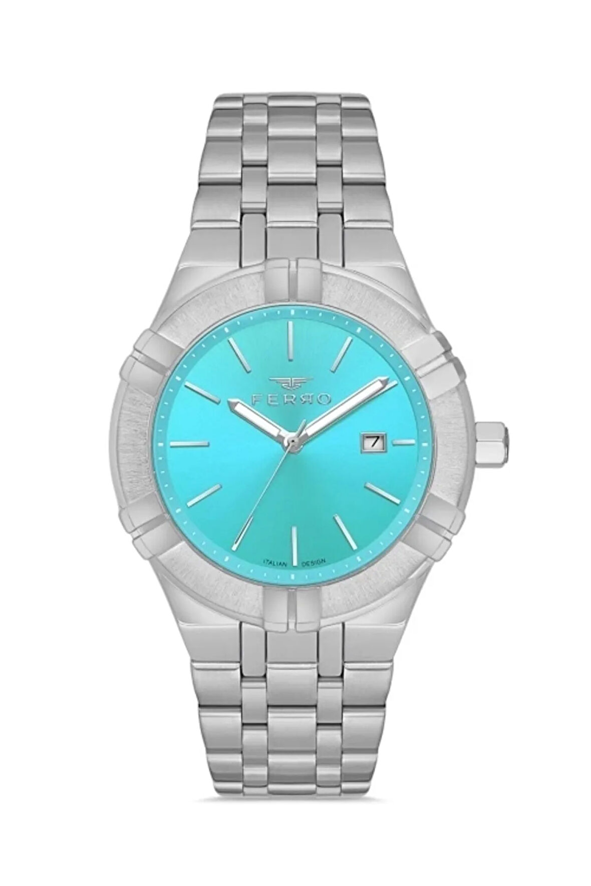 Gümüş Çelik Kordon Erkek Kol Saati F11484A-A6