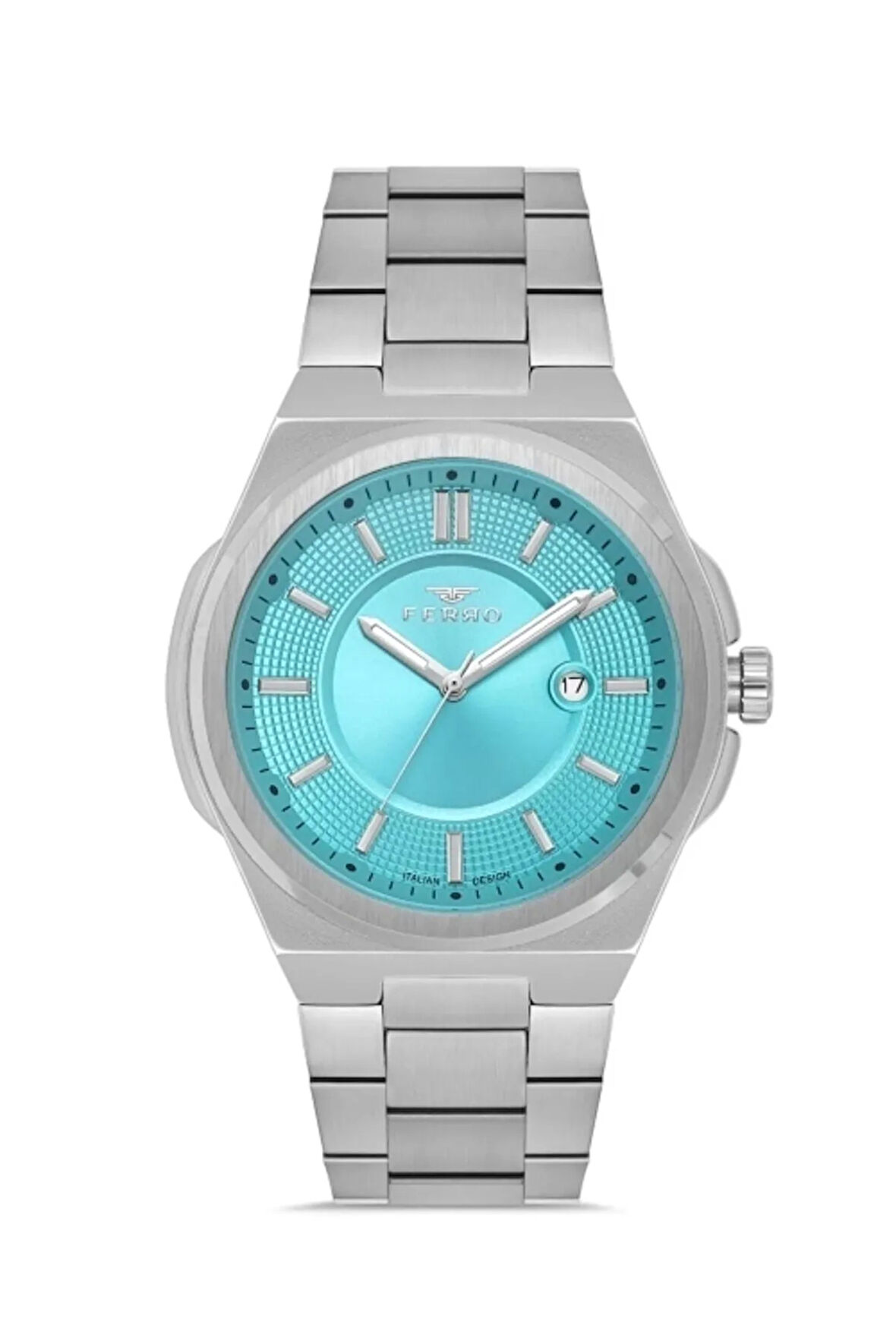 Gümüş Çelik Kordon ERKEK Kol Saati F11500AWT-A6