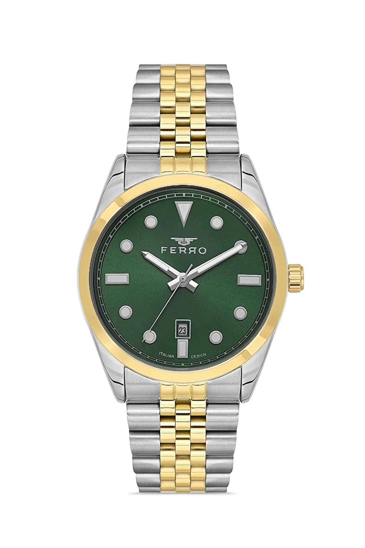 Gümüş Çelik Kordon Erkek Kol Saati F11567AWT-A