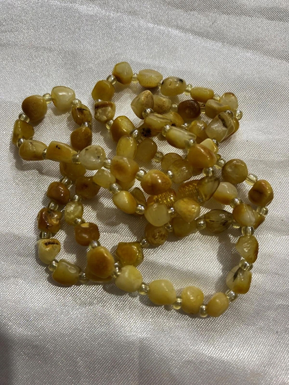 Doğal Damla kehribar Kolye