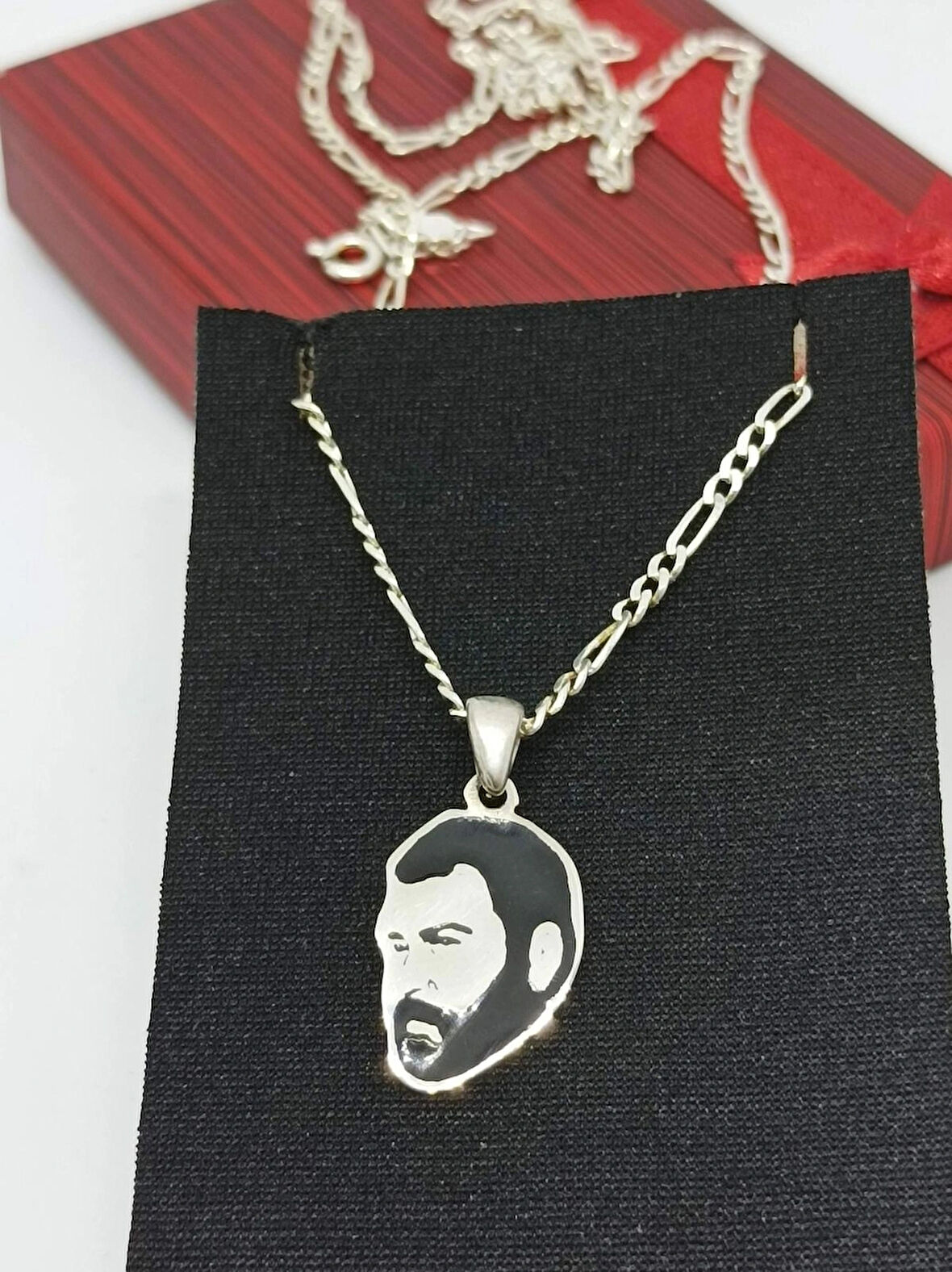 Ahmet Kaya Gümüş Erkek Kolye