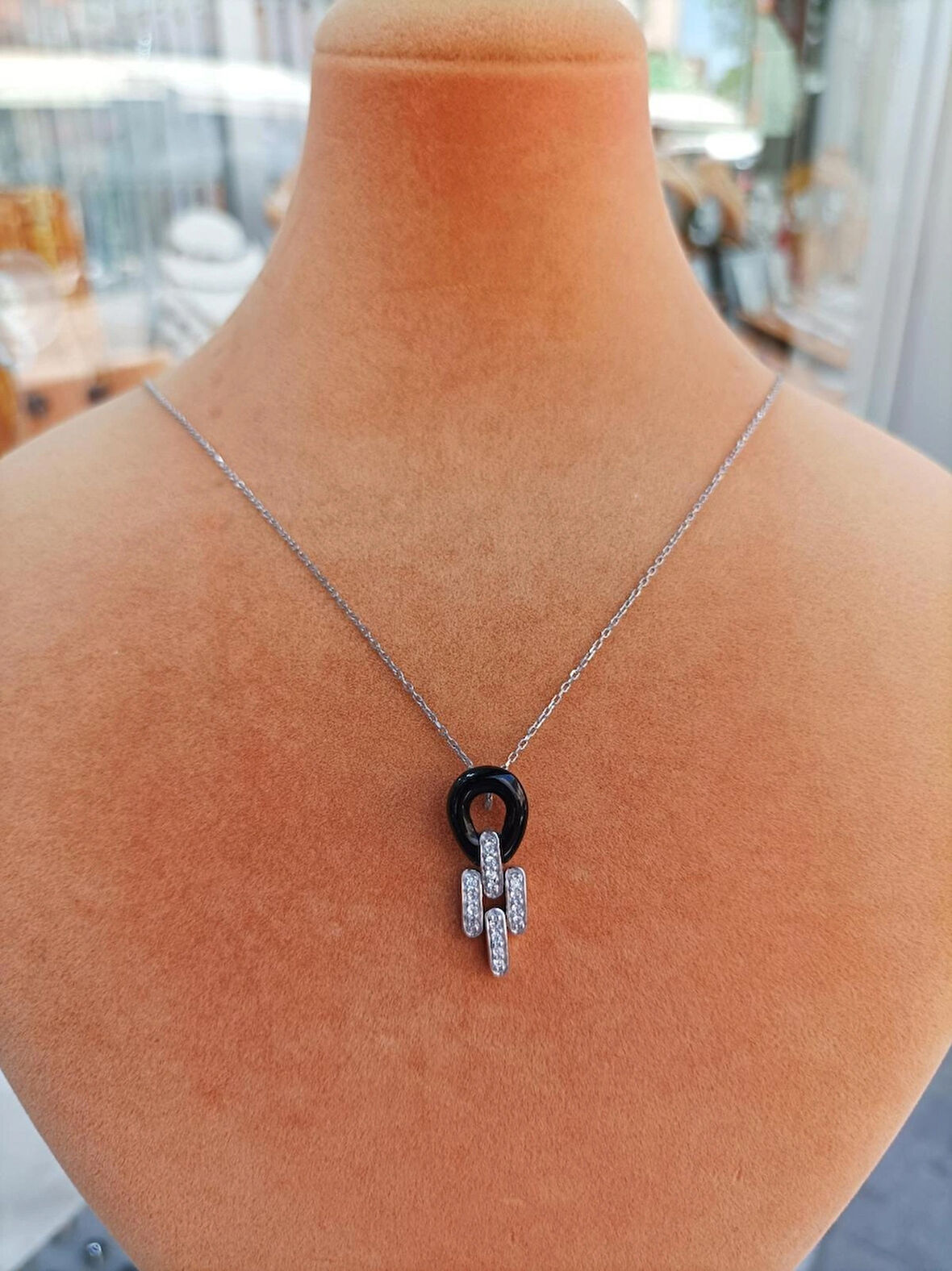 Aşk Merdiveni Modeli Gümüş Kolye
