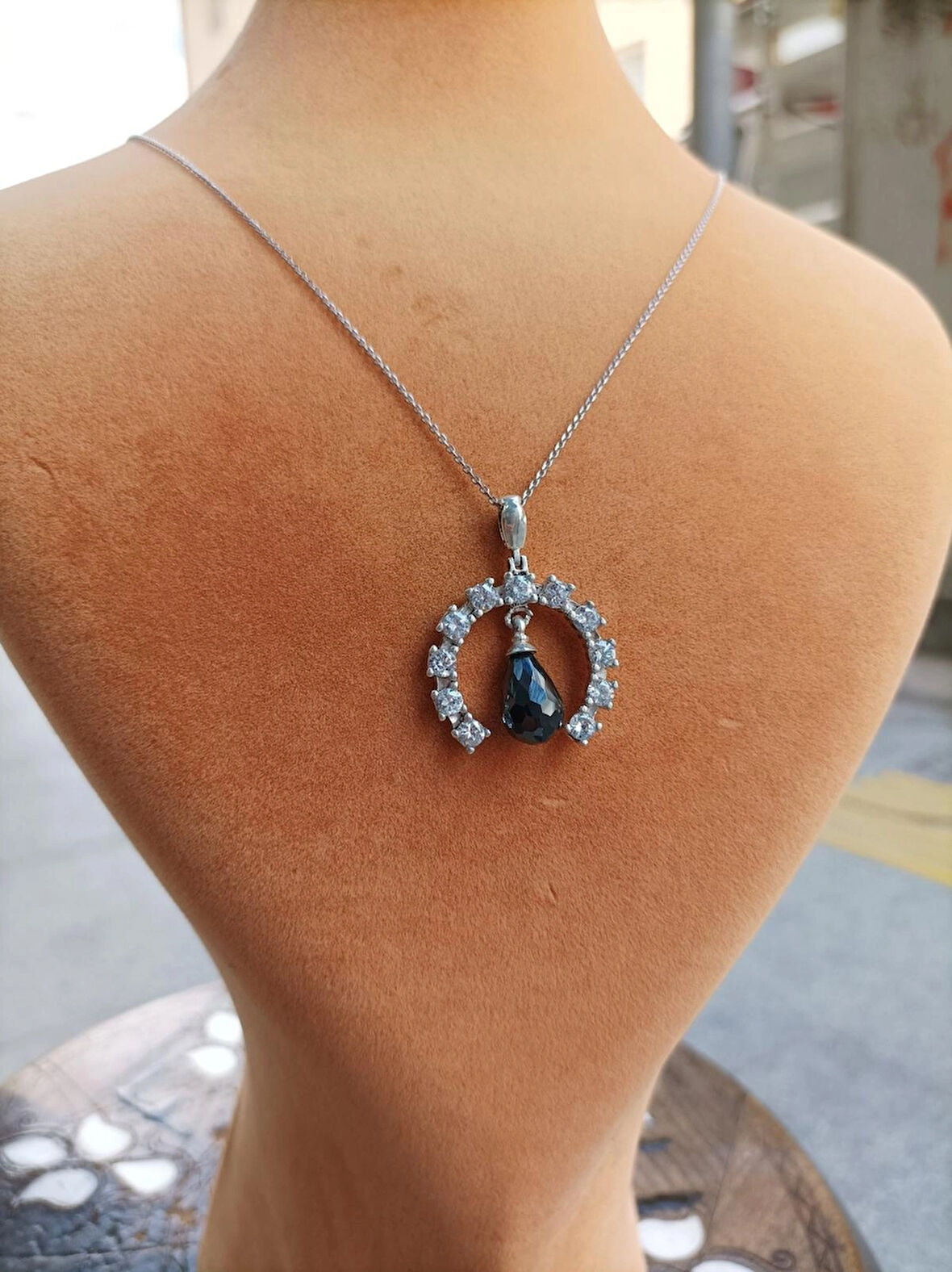 Aşkın Damlası Gümüş Kadın Kolye