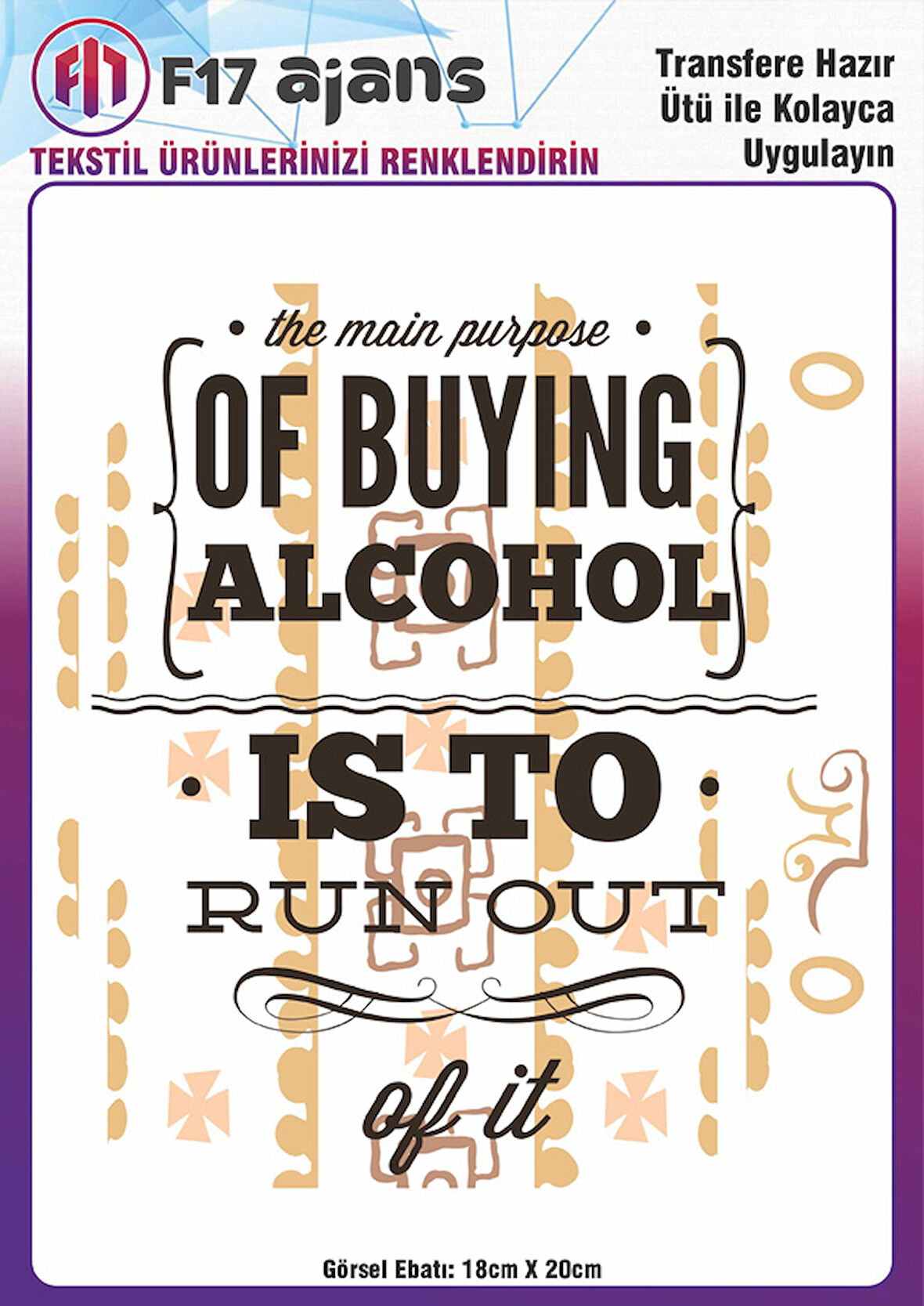 Ütü Ile Yapışan Tekstil Dtf Baskı Görseli The Main Purpose