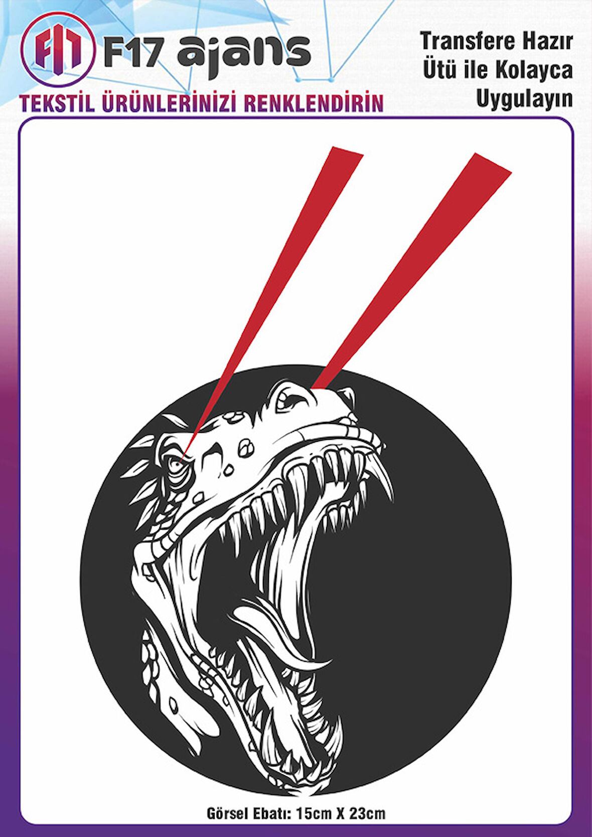 Ütü Ile Yapışan Tekstil Dtf Baskı Görseli