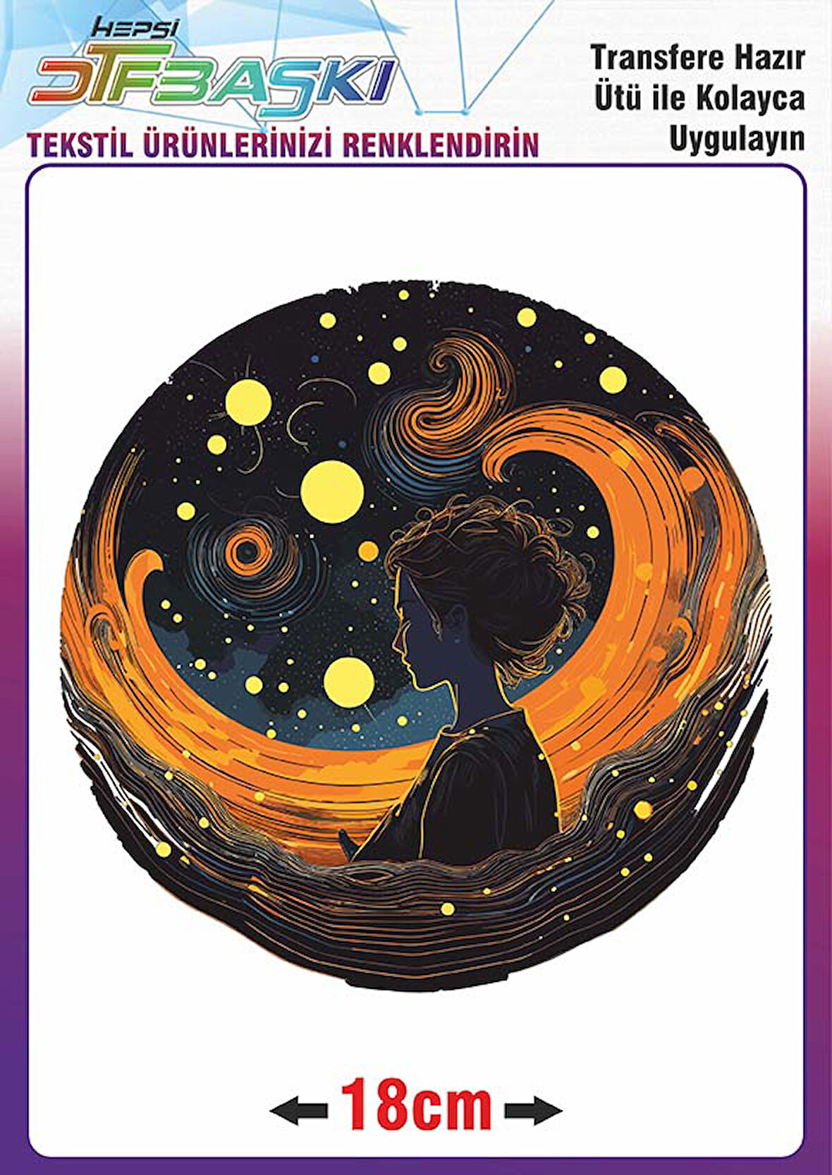 Ütü ile Kumaşa Yapışan Baskı