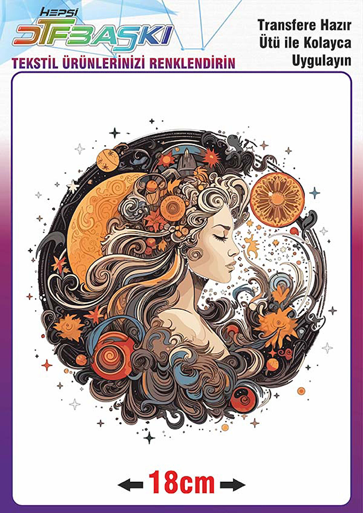 Ütü ile Kumaşa Yapışan Baskı