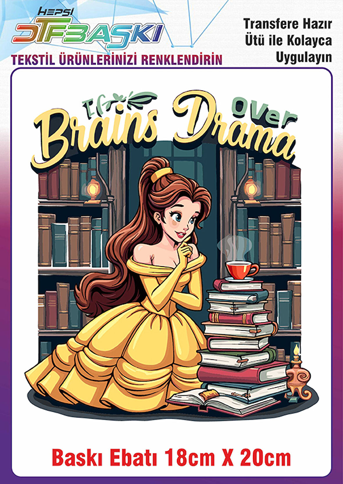 Özel Tasarım Ütü ile Yapışan Kumaş Tekstil Kıyafet Dtf Baskı 2710