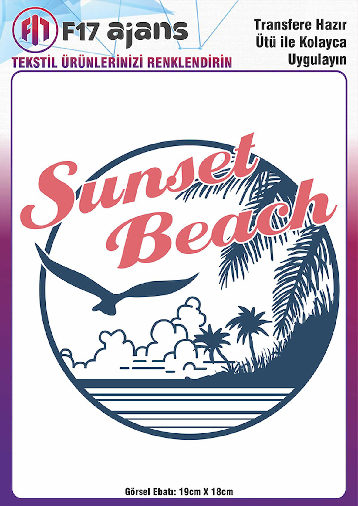 Ütü Ile Yapışan Tekstil Dtf Baskı Görseli