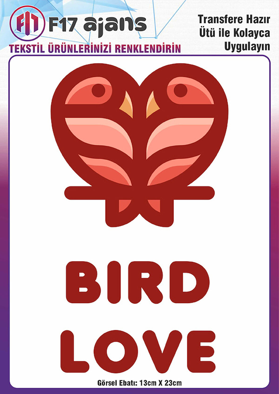 Ütü Ile Yapışan Tekstil Dtf Baskı Görseli