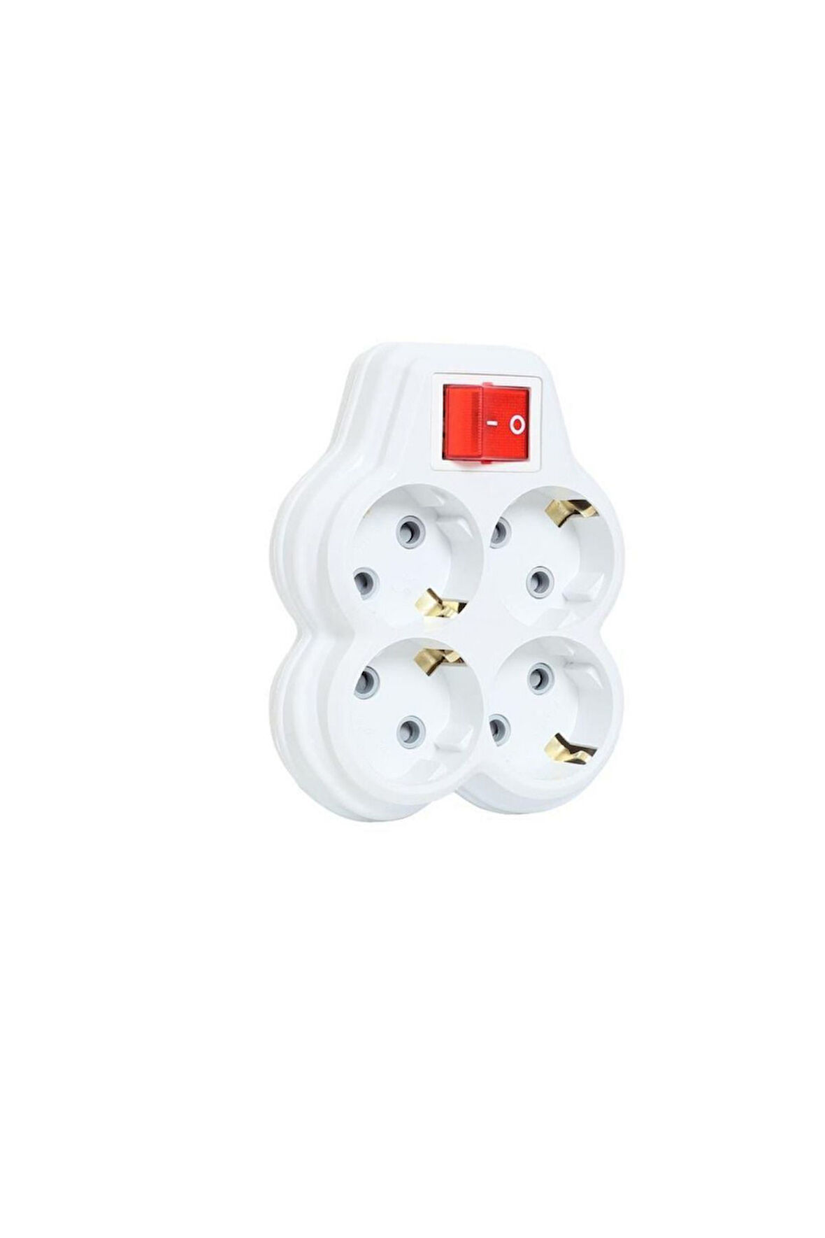 (F335) 4 LÜ ANAHTARLI GOLYAT FİŞ PRİZ