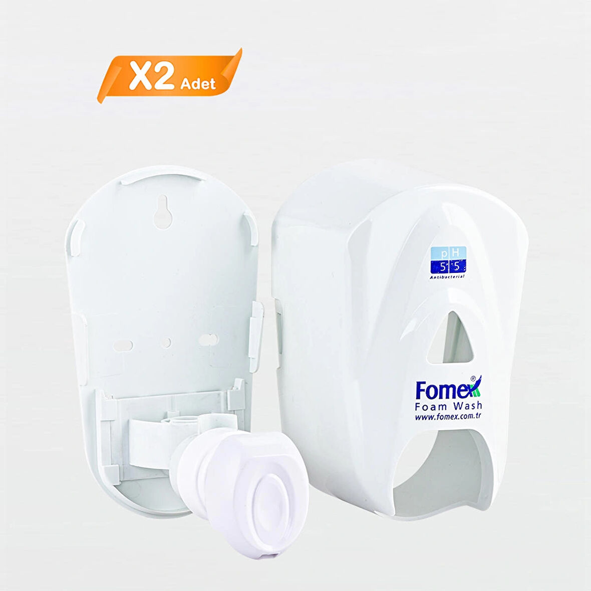 F205 Fomex Köpük Sabun Aparatı Beyaz 500 ML 2 Adet