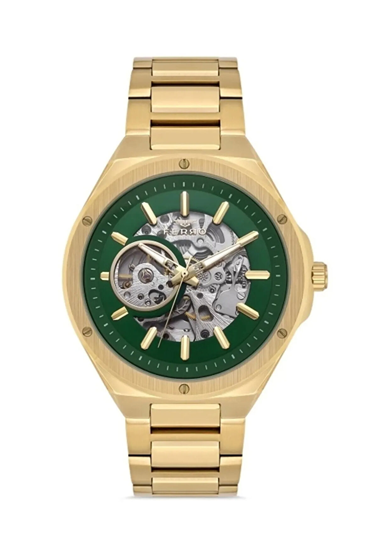 Siyah Çelik Kordon Erkek Kol Saati F31443A-G