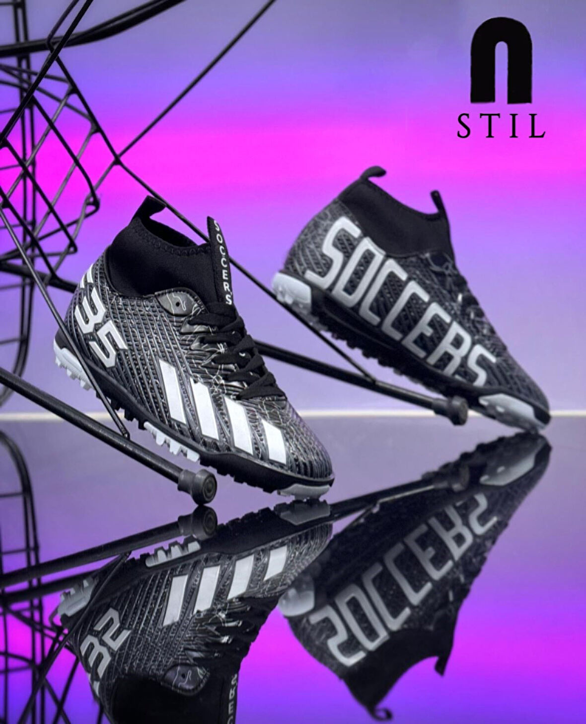  Erkek Çocuk Halısaha Çoraplı Çivisiz Futbol Spor Ayakkabısı F35HS