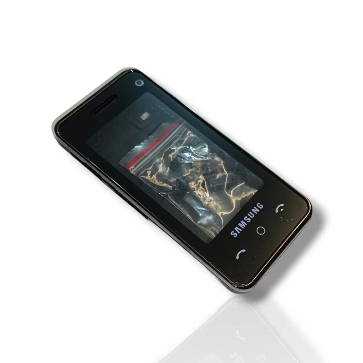 Samsung F490 Kasa Samsung Galaxy F490 Uyumlu Siyah Renk Orta Kasa Ön Arka Kapak Tuş Takımı 