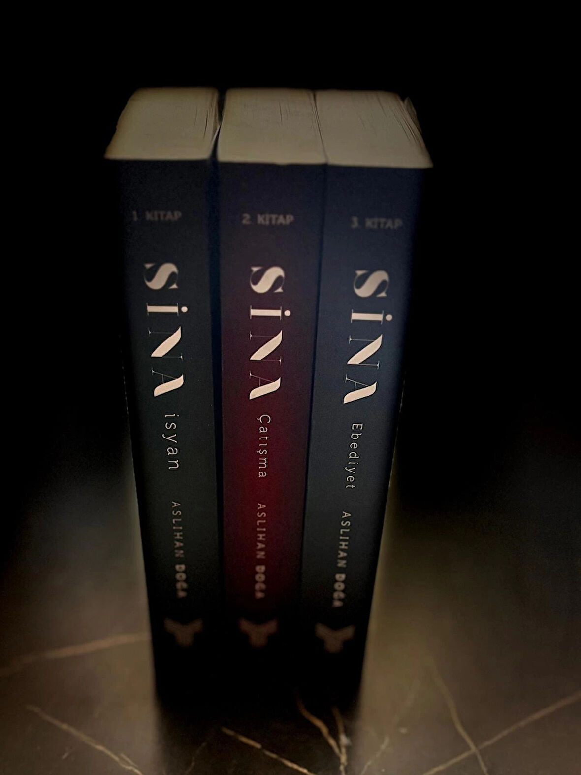 Sina Serisi - Aslıhan Doğa- Theseus Yayınevi- (Sina İsyan - Sina Çatışma - Sina Ebediyet)