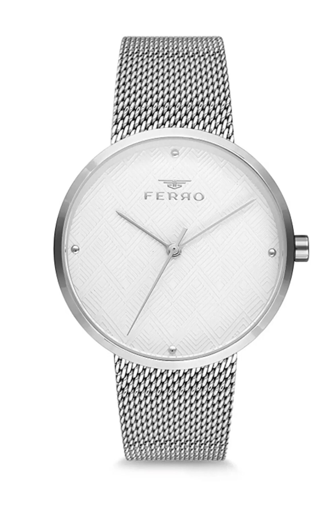 Gümüş Hasır kordon Kadın Kol Saati F81753C-863-A