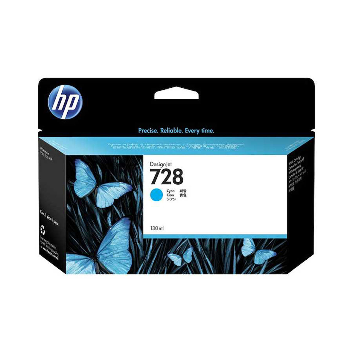 Hp F9J67A (728) Orjinal 130 ml Mavi DesignJet Kartuş