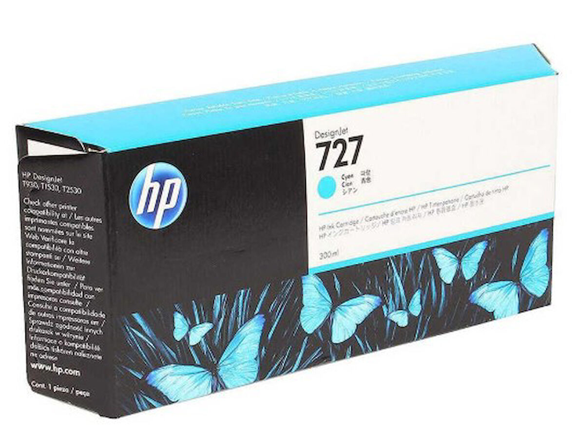 Hp F9J76A (727) Mavi Orjinal Kartuş 