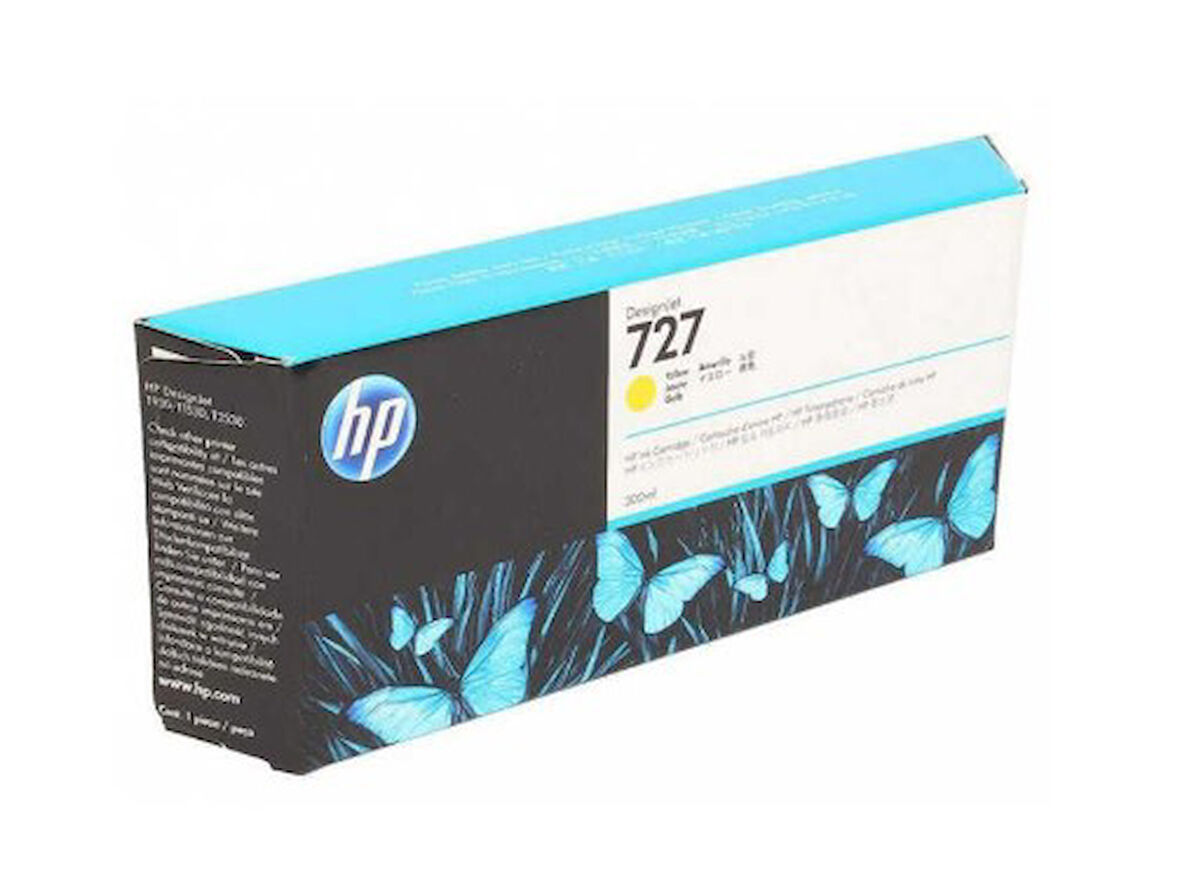 Hp F9J78A (727) Sarı Orjinal Kartuş 