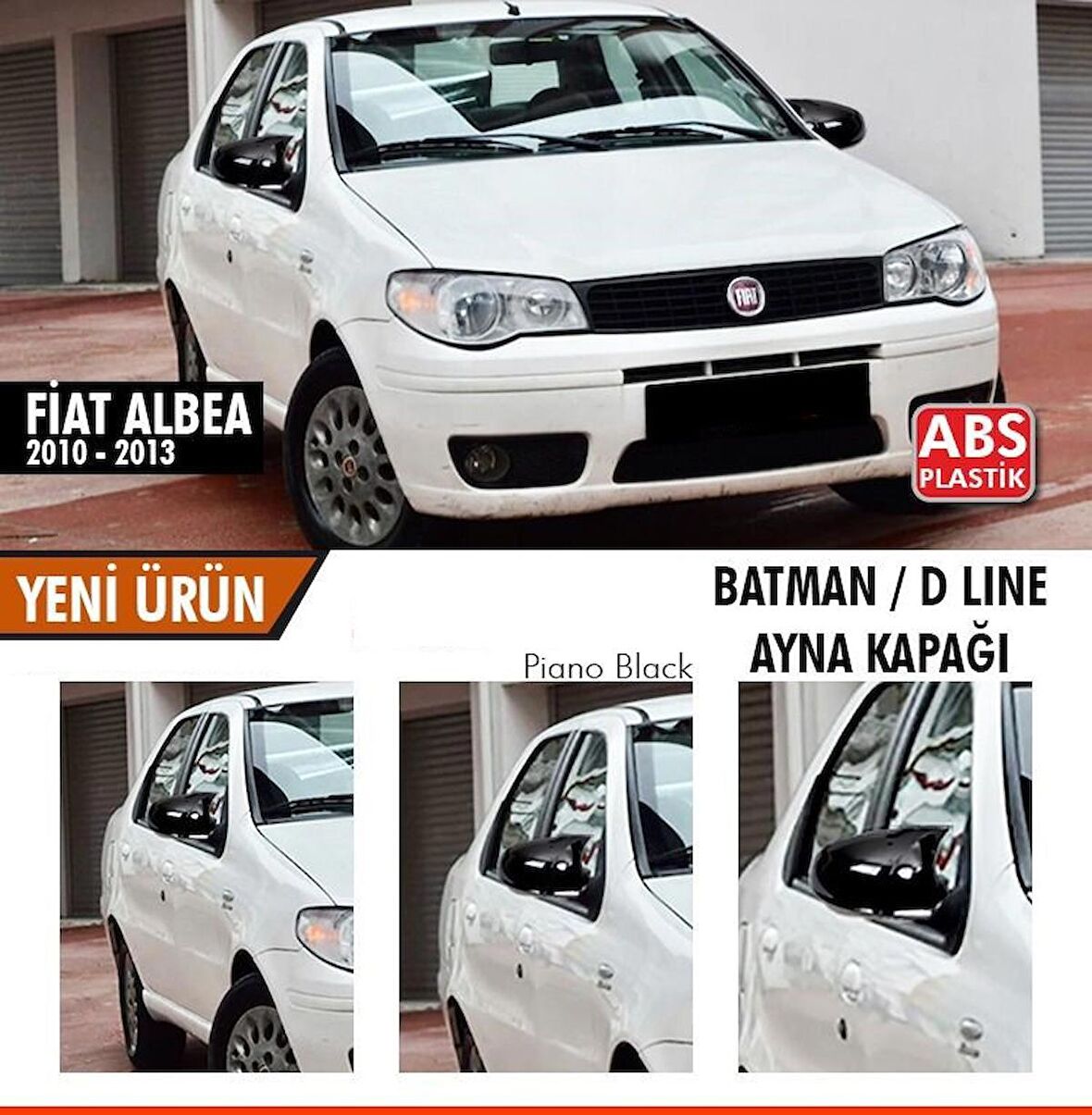 Fiat Albea Yarasa Ayna Kapağı Batman Ayna 2010-2013 arası